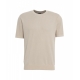 T-shirt in maglia beige