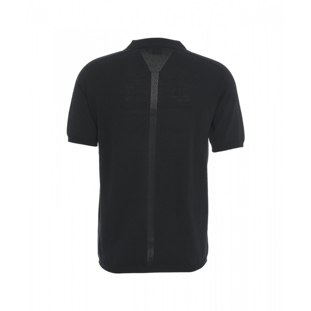 Polo in maglia nero