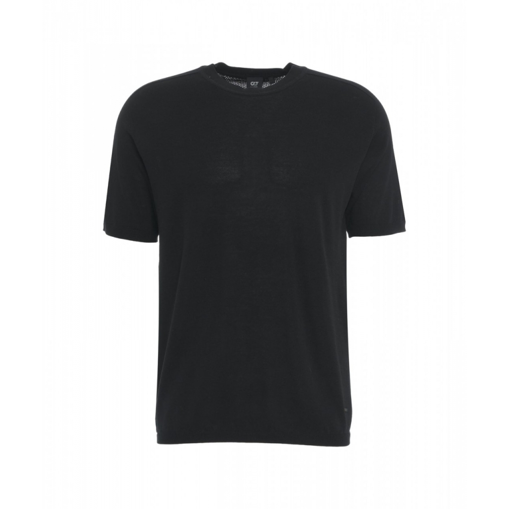 T-shirt in maglia nero