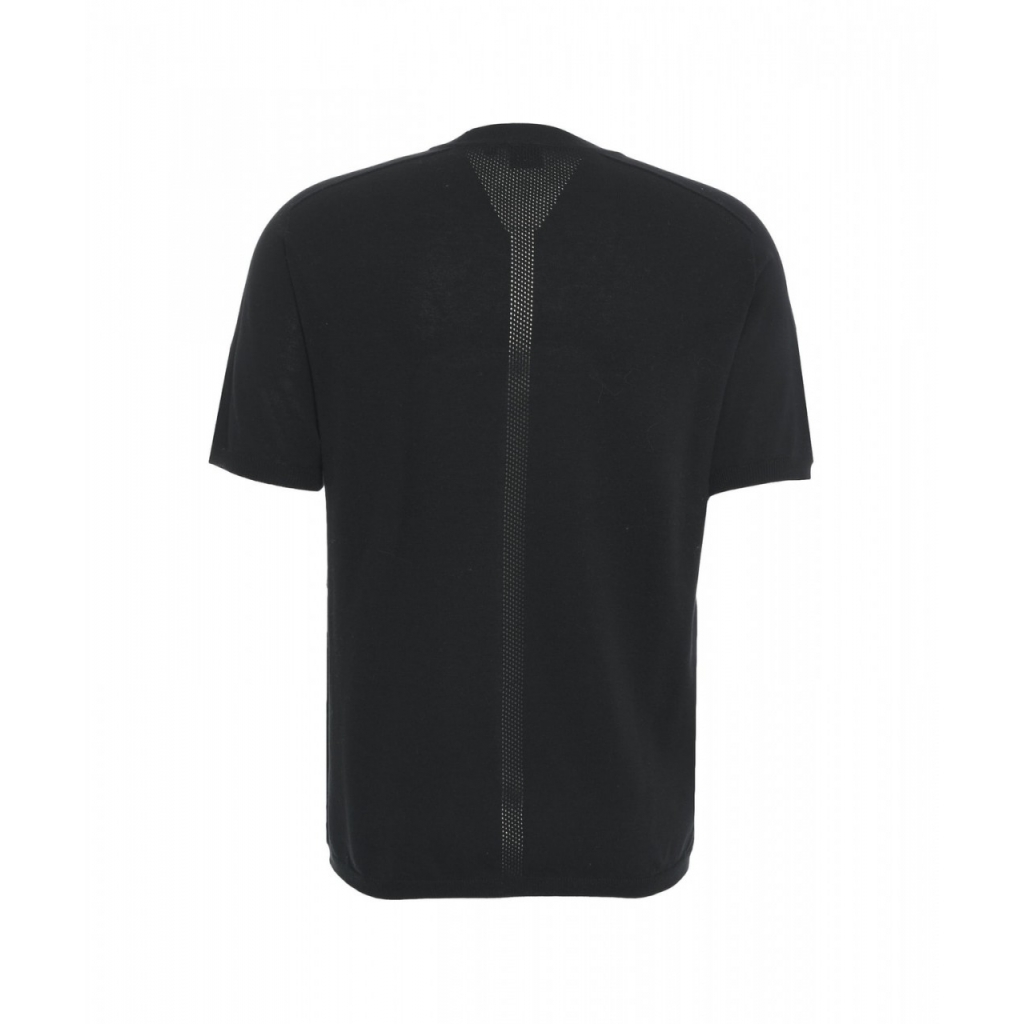 T-shirt in maglia nero