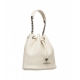 Borsa a secchiello Nest Soft bianco