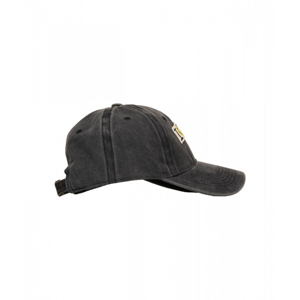 Cappello da baseball con patch grigio scuro