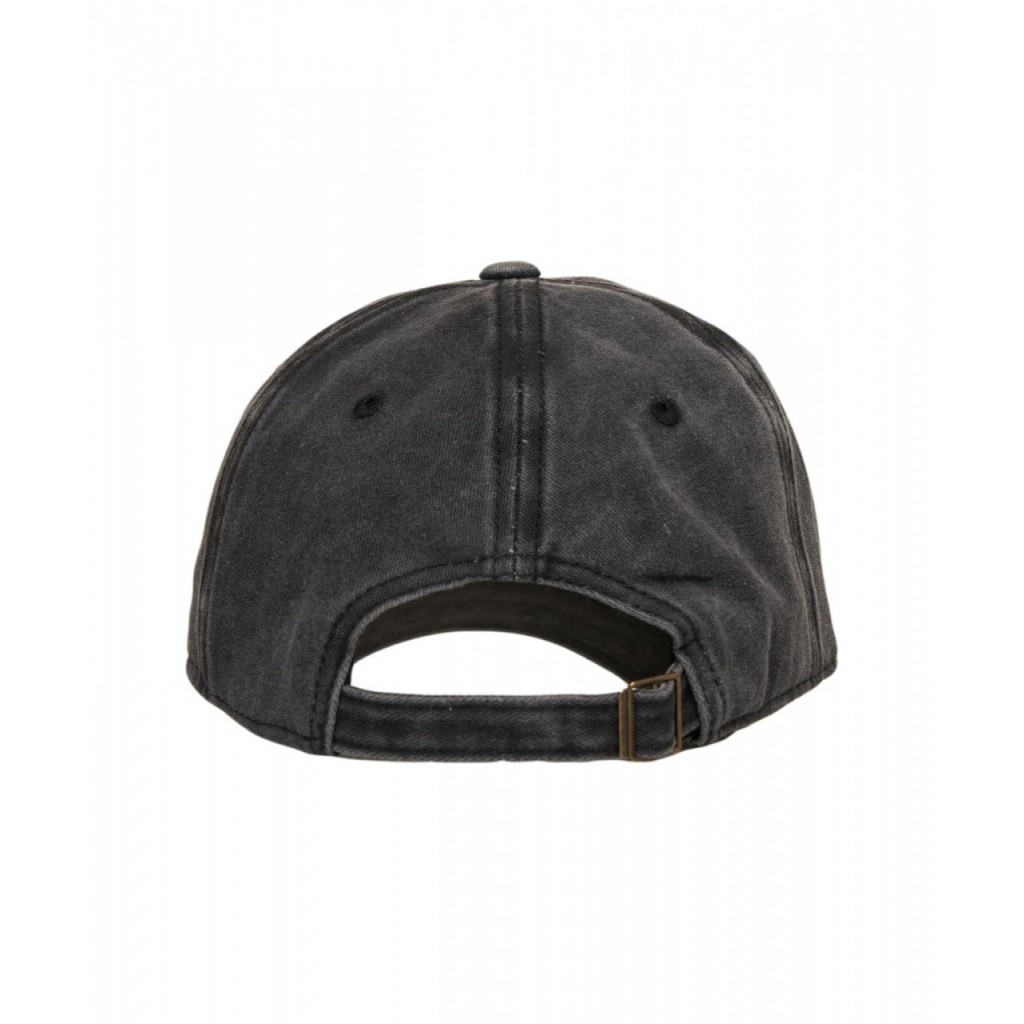 Cappello da baseball con patch grigio scuro