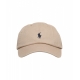 Cappello da baseball con logo ricamato beige