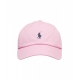 Cappello da baseball con logo ricamato rosa