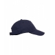 Cappello da baseball con logo ricamato blu scuro