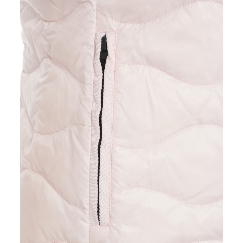 Gilet trapuntato rosa chiaro