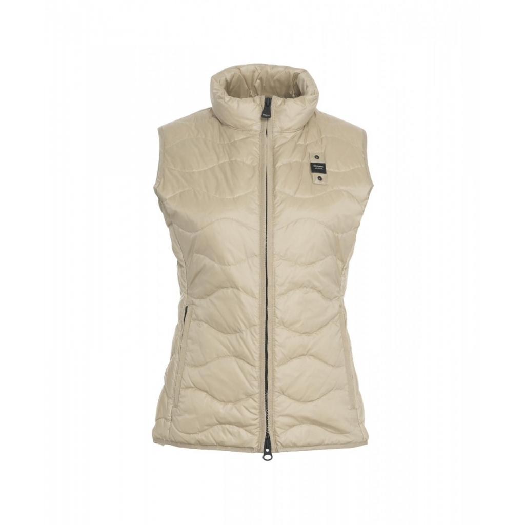 Gilet trapuntato beige