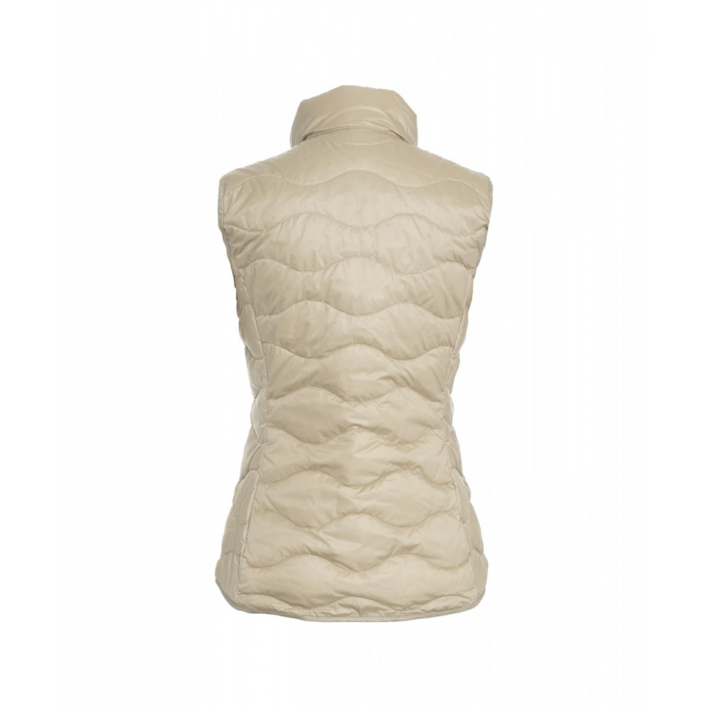 Gilet trapuntato beige