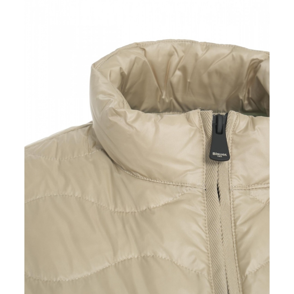 Gilet trapuntato beige