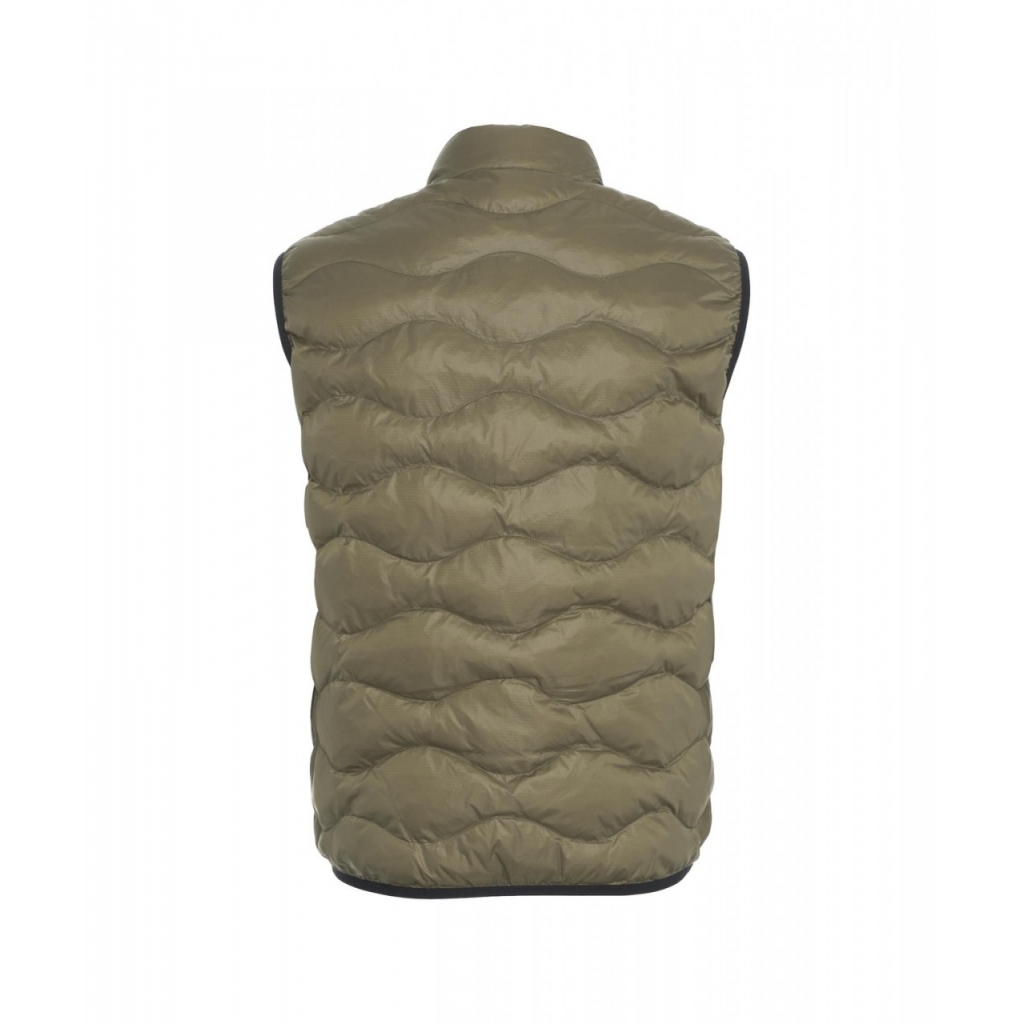 Gilet trapuntato verde