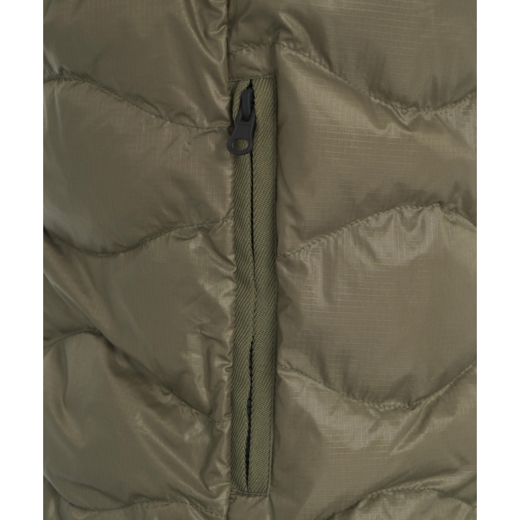 Gilet trapuntato verde