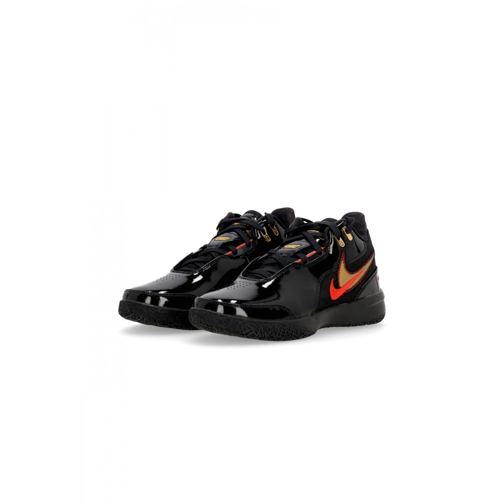 scarpa basket uomo zoom lebron nxxt gen ampd BLACK/METALLIC GOLD/UNIVERSITY RED