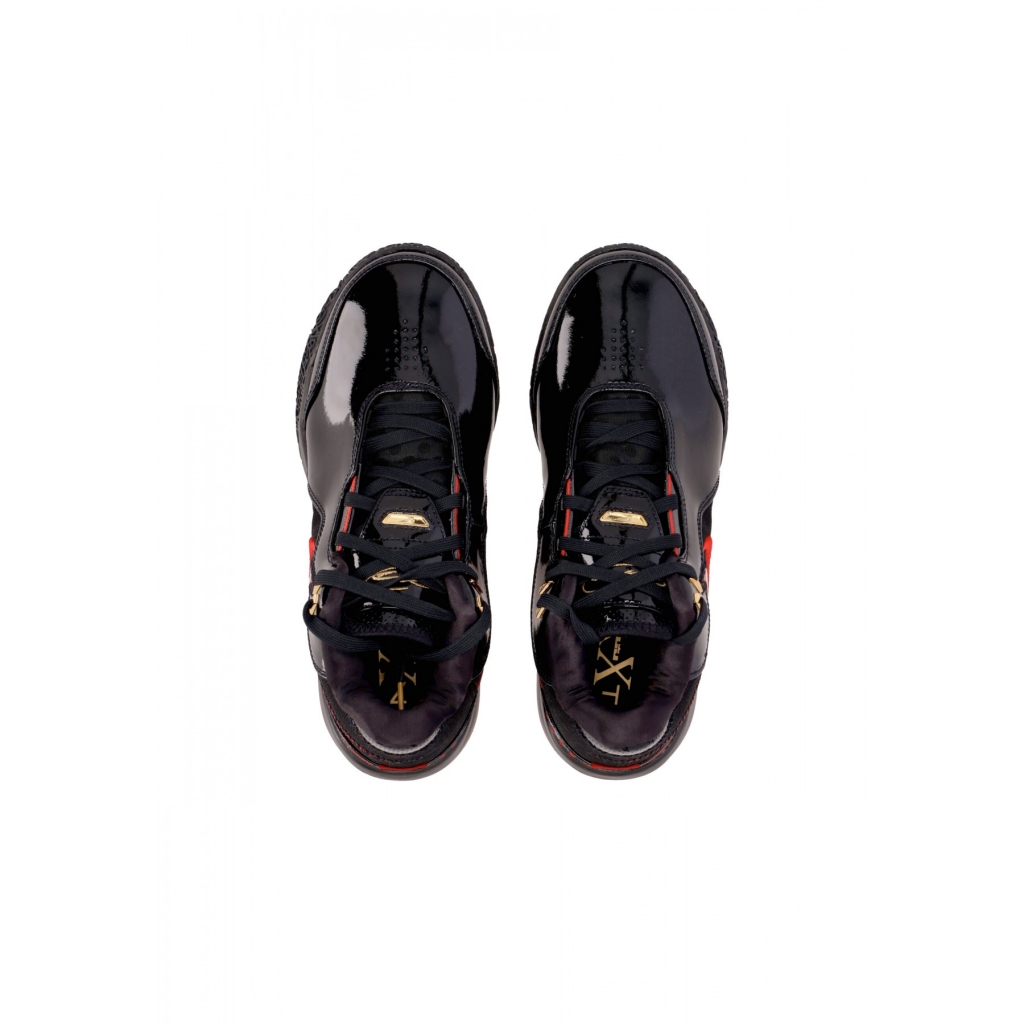 scarpa basket uomo zoom lebron nxxt gen ampd BLACK/METALLIC GOLD/UNIVERSITY RED