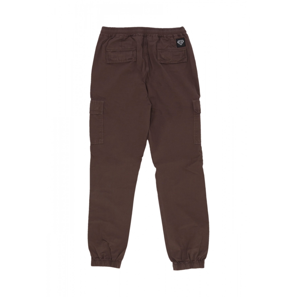 pantalone lungo uomo ripstop cargo jogger BROWN