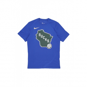 maglietta uomo nba city edition logo tee milbuc GAME ROYAL