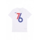 maglietta uomo nba city edition logo tee phi76e WHITE