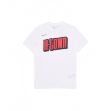 maglietta uomo nba city edition logo tee houroc WHITE