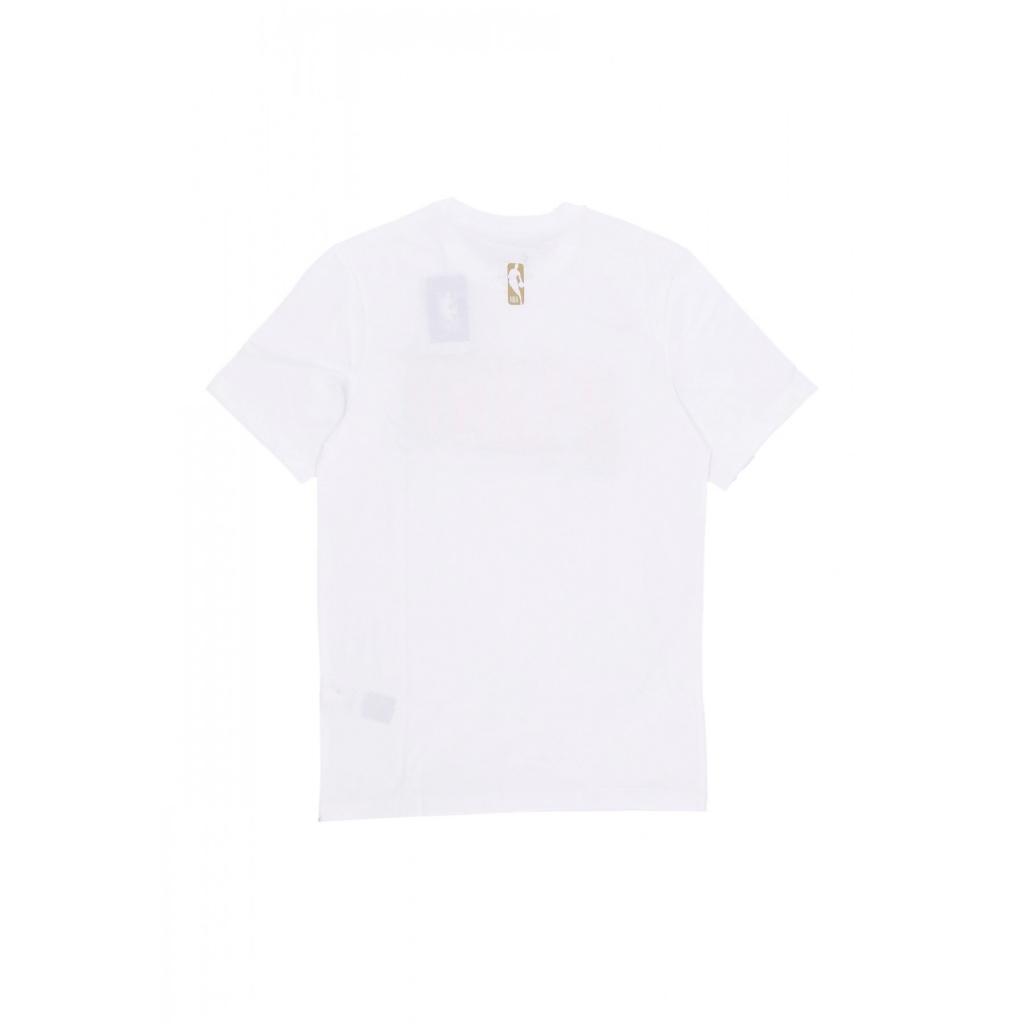 maglietta uomo nba city edition logo tee houroc WHITE