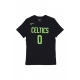 maglietta uomo nba city edition tee no 0 jayson tatum boscel BLACK