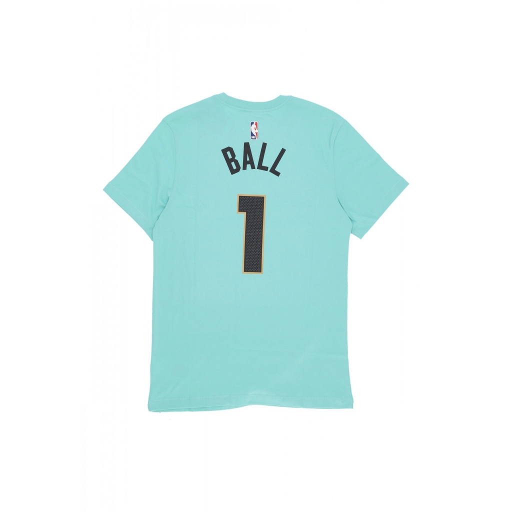 maglietta uomo nba city edition tee no 1 lamelo ball chahor MINT