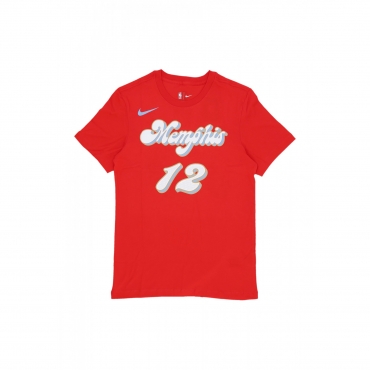 maglietta uomo nba city edition tee no 12 ja morant memgri UNIVERSITY RED