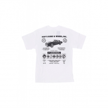 maglietta uomo rim  wheel inc tee WHITE