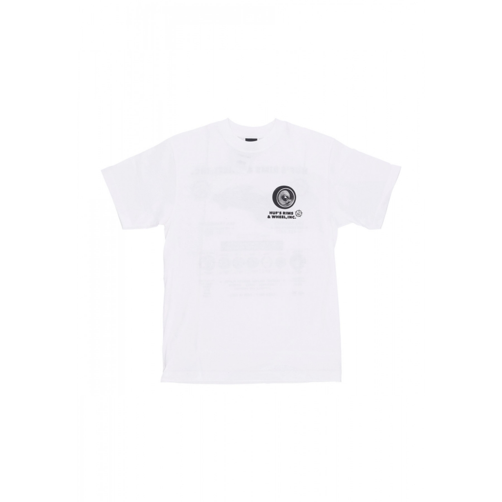 maglietta uomo rim  wheel inc tee WHITE