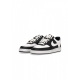 scarpa bassa uomo court vision low BLACK/WHITE