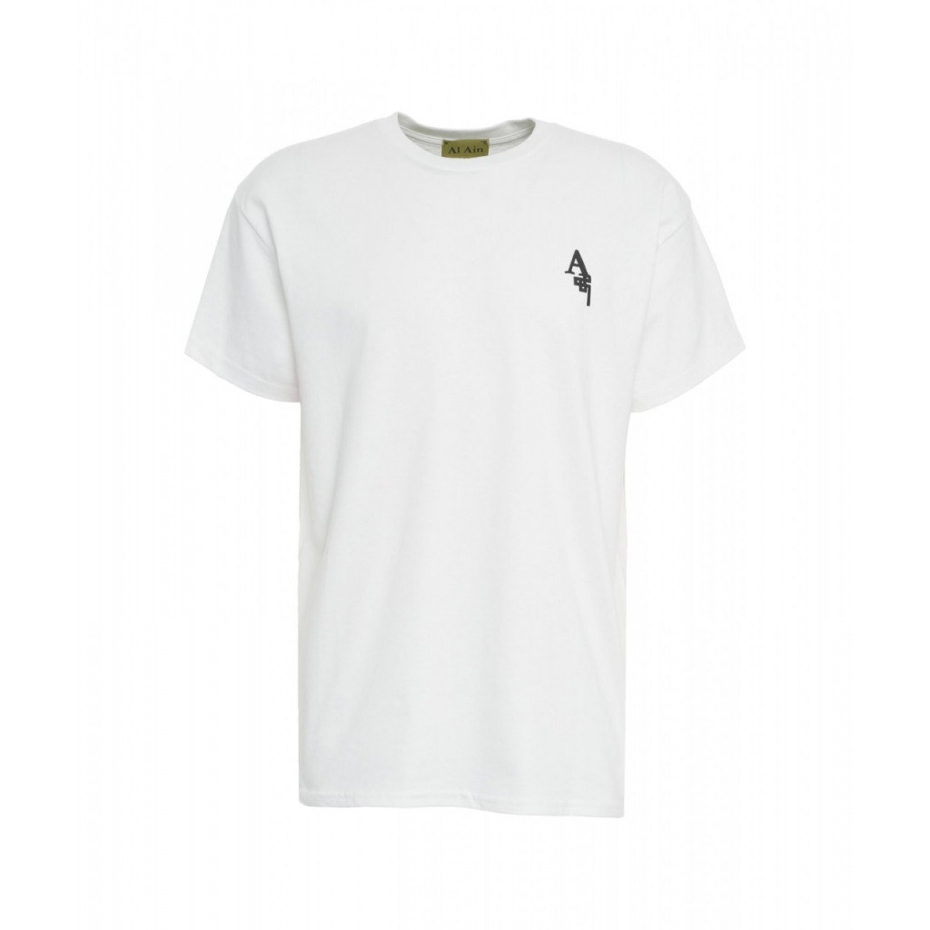 T-shirt con logo bianco