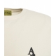 T-shirt con logo beige