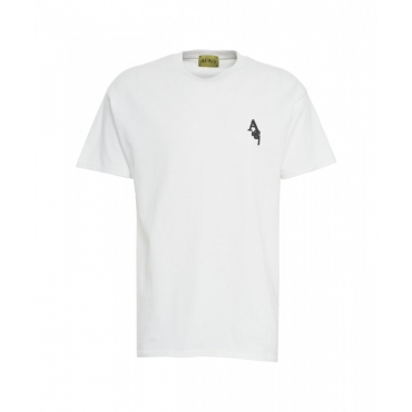 T-shirt con logo bianco