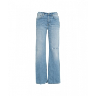 Jeans wide leg Jacklyn blu