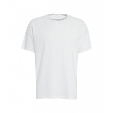 T-shirt a girocollo bianco