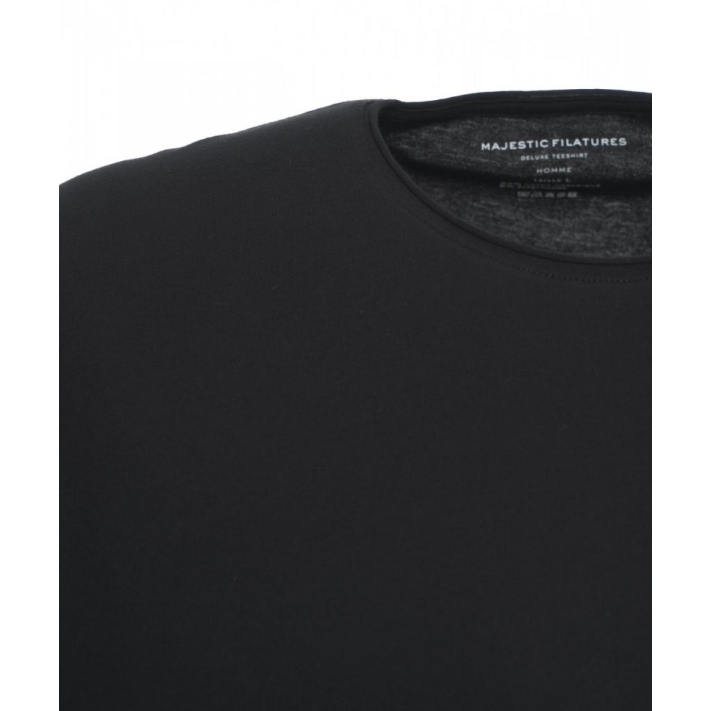 T-shirt a girocollo nero