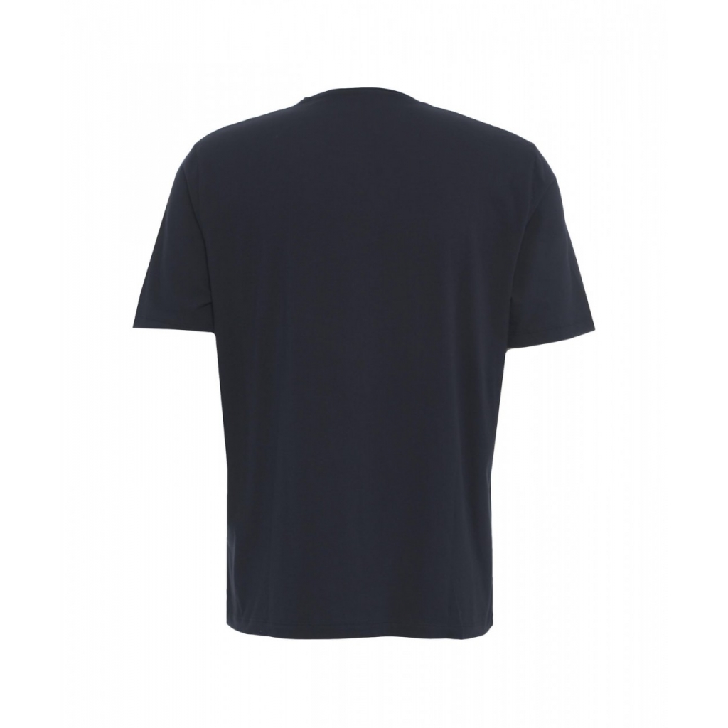 T-shirt a girocollo blu scuro