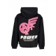 felpa leggera cappuccio uomo flying emblem hoodie BLACK