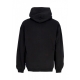 felpa cappuccio uomo tentacles logo hoodie BLACK