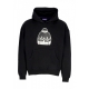 felpa cappuccio uomo iconic hoodie BLACK