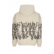 felpa cappuccio uomo barbed wire hoodie CREAM