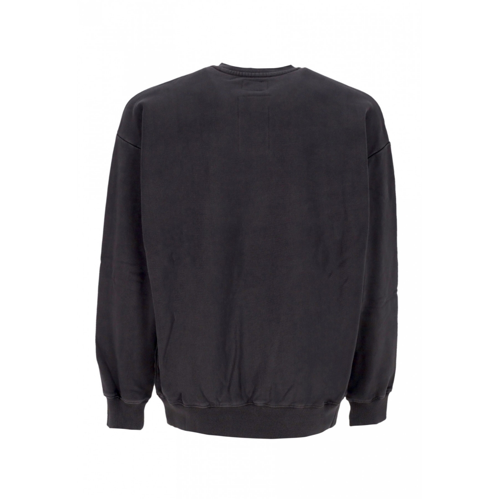 felpa girocollo uomo mason crewneck fleece WASHED BLACK