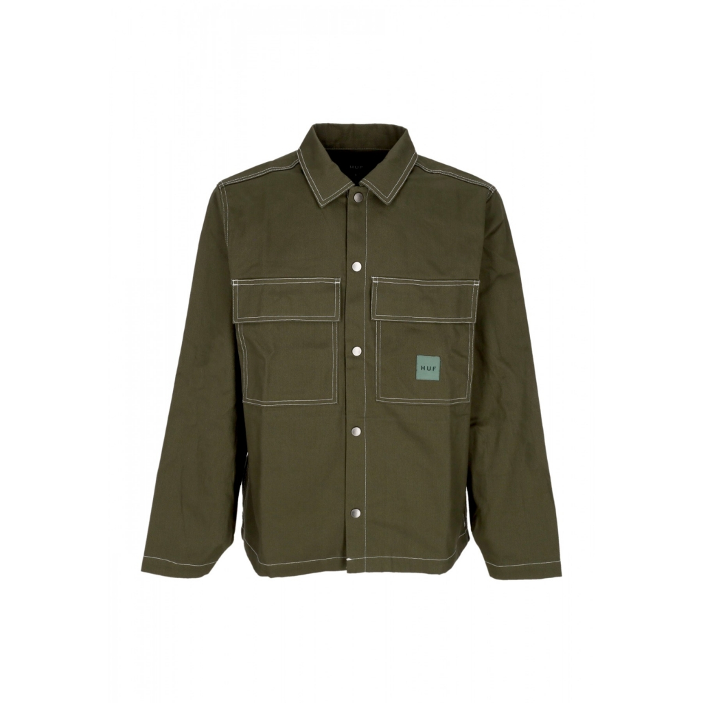 giacca workwear uomo mason shacket HUNTER GREEN