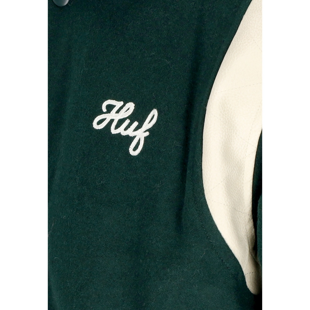 giubbotto college uomo song varsity jacket HUNTER GREEN