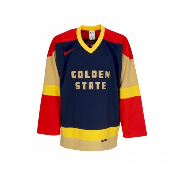 casacca tipo hockey uomo nba city edition hockey jersey golwar COLLEGE NAVY/CLUB GOLD/UNIVERSITY RED