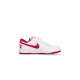 scarpa bassa uomo big low WHITE/GYM RED