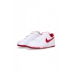 scarpa bassa uomo big low WHITE/GYM RED