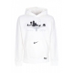 felpa cappuccio uomo nba city edition club hoodie dalmav WHITE/BLACK