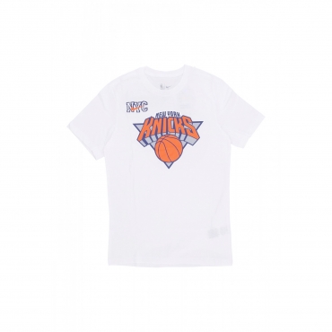 maglietta uomo nba city edition essential  logo tee neykni WHITE