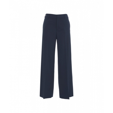 Pantaloni wide leg Lorenza blu