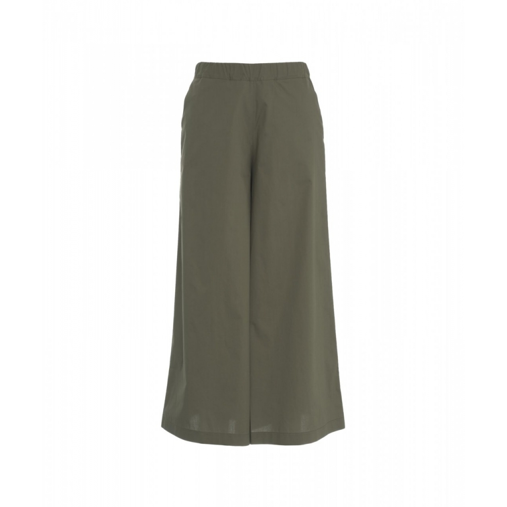 Pantaloni flared verde